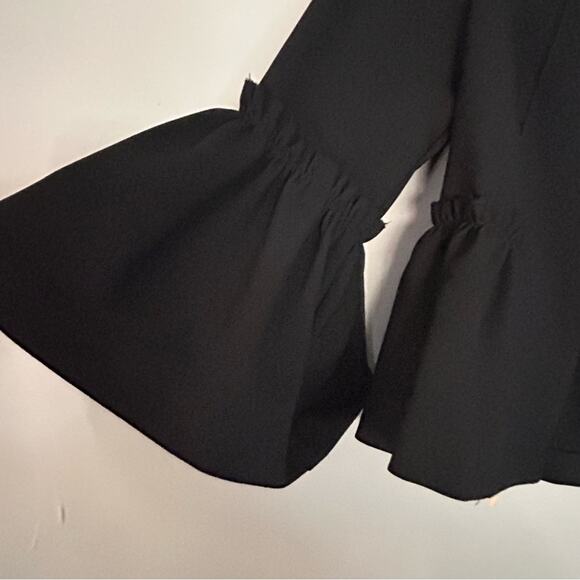 Topshop Cropped Ruffle Jacket 2 - Picture 5 of 10